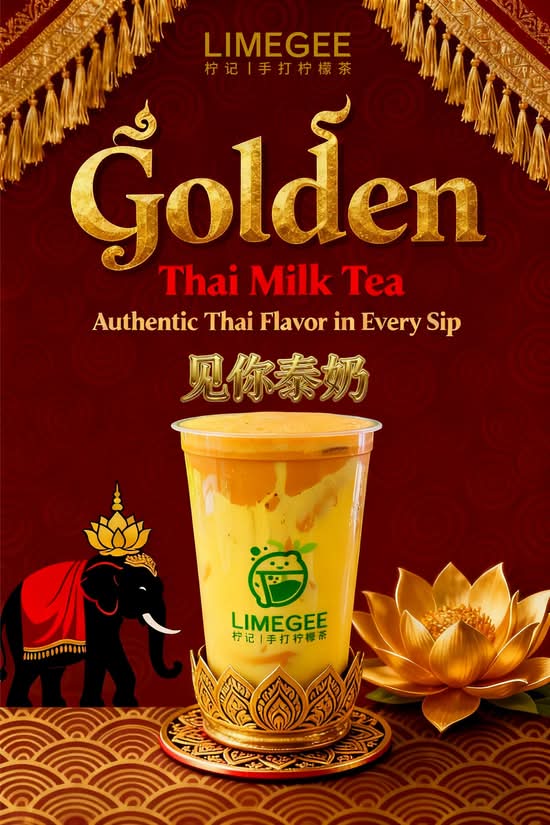 Golden Thai Milk Tea 见你泰奶